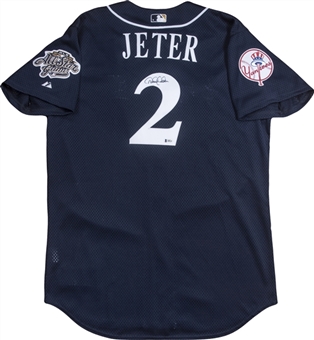 Derek Jeter Signed 2002 All-Star Game American League Mesh Jersey (Beckett)